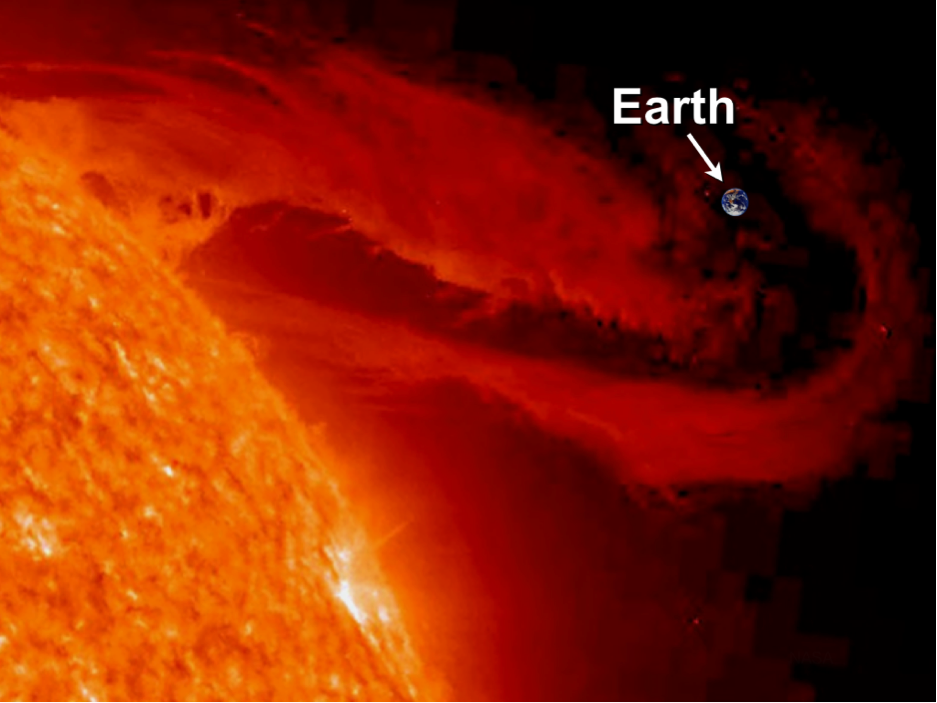 Image result for solar flare earth